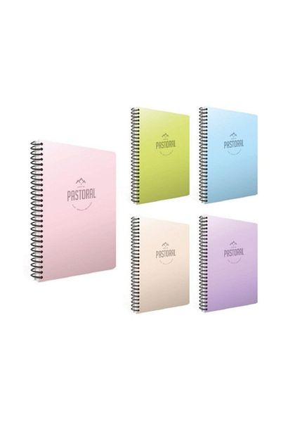 Gıpta Pastoral Medium Size 96ypLined 4 Pieces Notebook