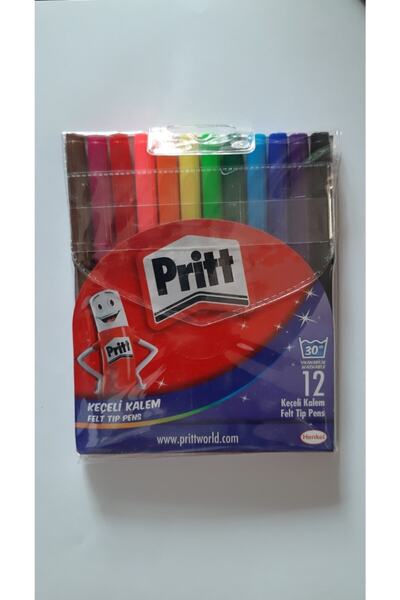 Pritt قلم لباد 12 لونًا