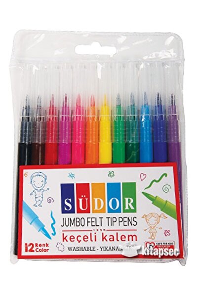 Südor قلم لباد 12 لونًا