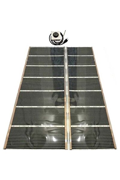 rexva xica Rexva 130x200 cm Multiteknik Halı Altı Karbon Isıtıcı Film Analog Termostatlı Kullanıma Hazır