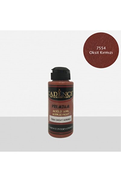 Cadence Boya Cadence Premium Akrilik Boya 120 Ml Oksit Kırmızı
