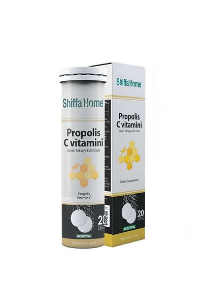 Shiffa Home Propolis and VitaminCEffervescent - 20 Tablets