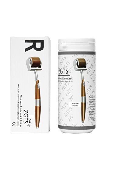 Genel Markalar Zgts Dermaroller 540 Iğneli Titanyum Gold Derma Roller-dr.need...