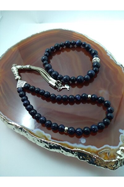 BalıkHediyelik Σετ Ροζάριο και Βραχιόλι από Πέτρα Αστεριού / Σετ Ροζάριο-βραχ...