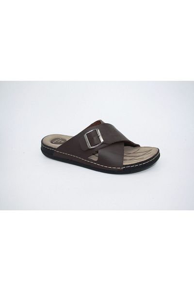 Apella Men's Cross Buckle Slippers