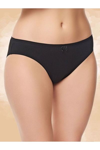 Belinay Women's Black Modal 6 Pack Assortment Panties 6 Colors Single Pack