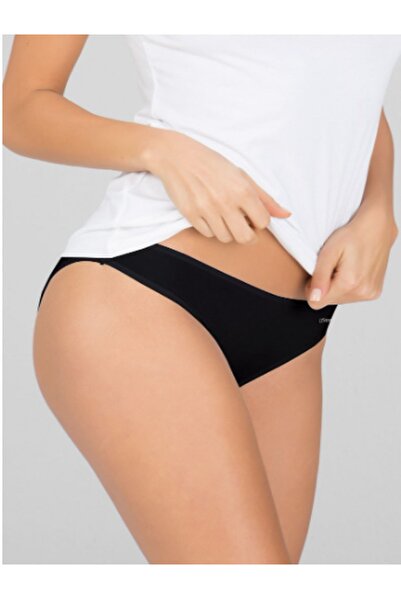 Kom Γυναικείο Μαύρο Basic Σλιπ 2 τεμαχίων