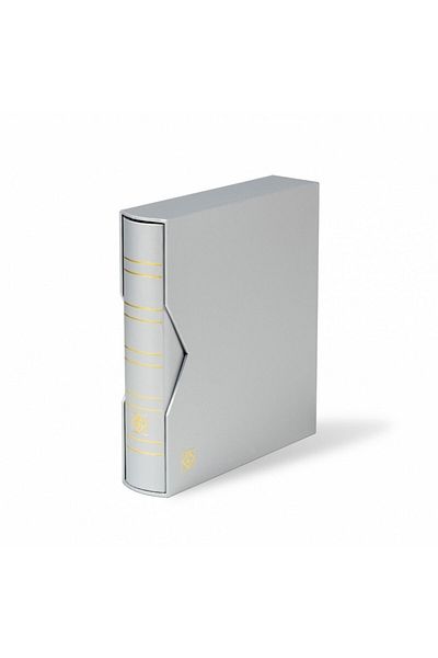 Leuchtturm مجلد كلاسيكي بلون فضي معدني من أوبتيما