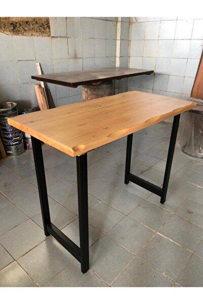 Bintaş Mobilya Kütük Ağaç Bar Masa 120X60 X 105 cm