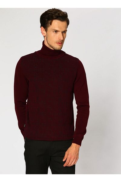 Pierre Cardin Claret Red Men's Sweater