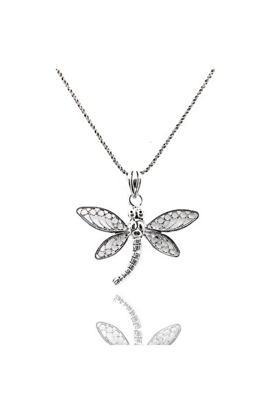 Doğan Silver Kadın Yusufçuk Telkari Gümüş Kolye