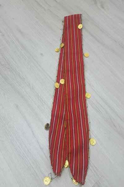 modi Karadeniz Yöresel Kesan Fular Kırmızı Lirali