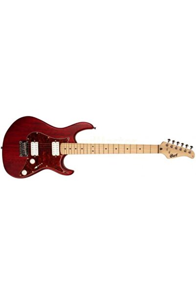 CORT Xsem Elektro Gitar, Open Pore Mat Vişne, Maple Klavye