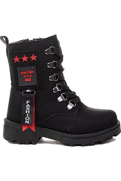 Twingo Girl's Black Water and Cold Proof Boots 7231