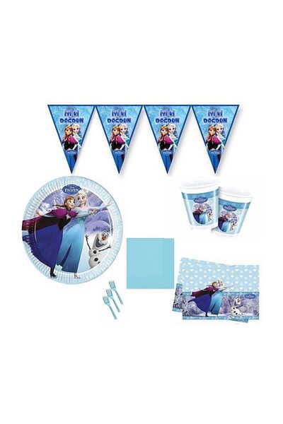 Frozen Elsa Birthday Set for 8 People