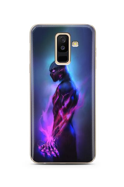 Spoyi Samsung A6 Plus Black Panther Design Silicone Phone Case