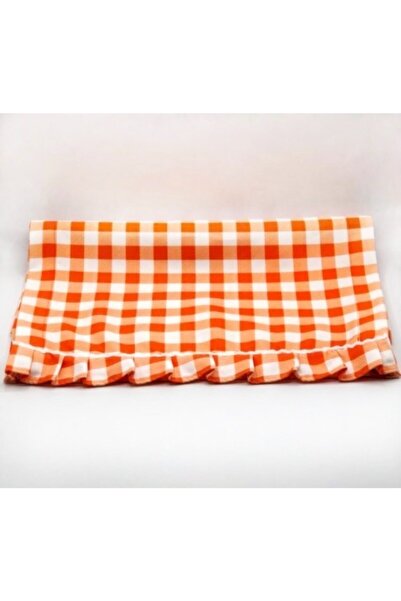 Çengelli İğne Turuncu Küçük Pötikare Fırfırlı Runner