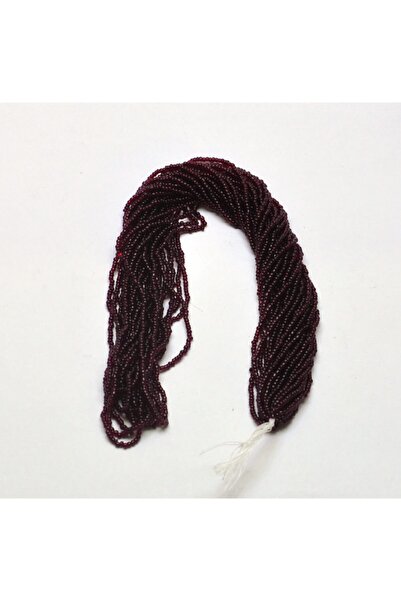 Bi hızlı Γυάλινες χάντρες από άμμο - Χάντρες Τσεχοσλοβακίας - Διαφανές μπορντό