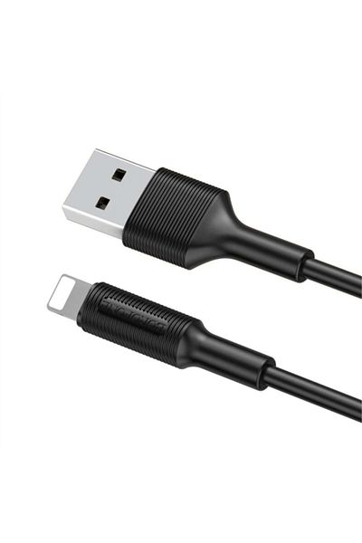 Borofone Cablu USB Bx1 cu port de iluminat negru