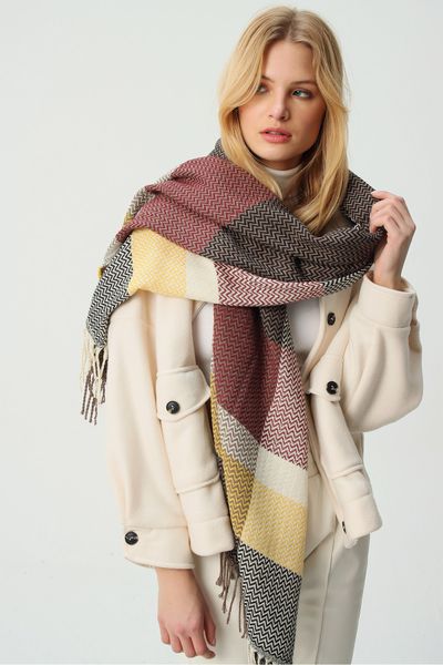 Sarar Shawl - Beige - Casual - Trendyol