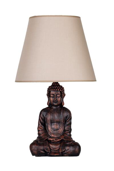 Qdec Copper Beige Modern Design Buddha Lampshade