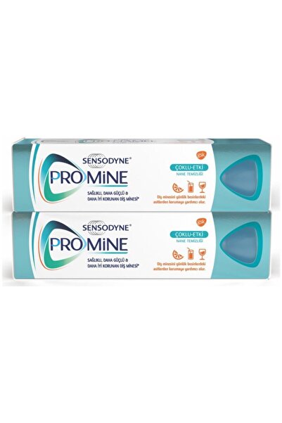 Sensodyne Promine Diş Macunu Çoklu Etki Nane Temizliği 2 X 75 Ml