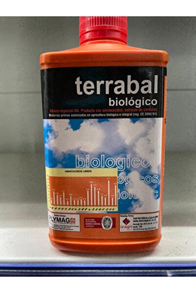 TERRABAL BIOLOGICO Amino asitli Bitkisel Menşei Yaprak Gübresi - Organik Gubre