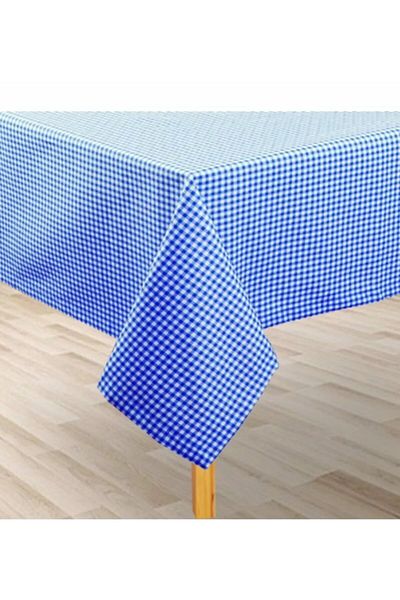 DAİSY LOVE Față de masă Blue Gingham 170x170