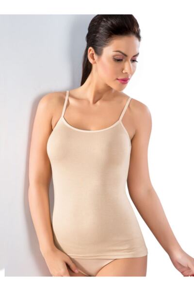 by İGP Lüx Drm Жіночий Тен 2 Упаковка Бамбук Великий Розмір Ip Підвісна Майка