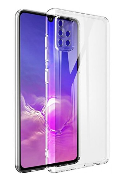 CEPSTOK Samsung Galaxy A71 Kılıf Şeffaf Kamera Korumalı Yumuşak Silikon
