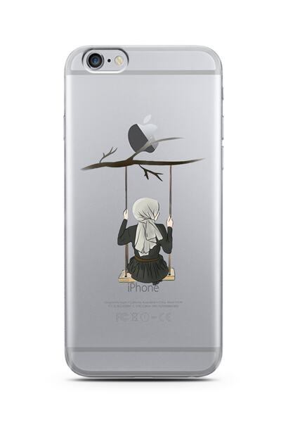 Spoyi iPhone 6S Plus Transparent Silicone Swing Design Super Phone Case