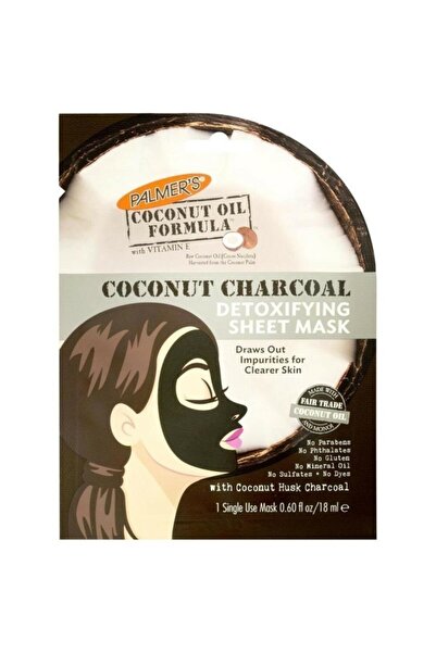 PALMER'S Mască de hârtie detoxifiantă cu ulei de cocos 18 ml