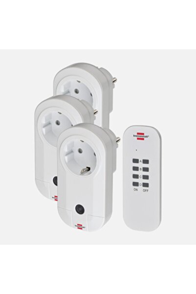 Genel Markalar Comfort 3'lü Uzaktan Kumandalı Priz Set,çokuk Korumalı Priz