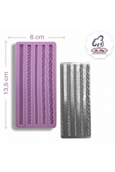 Dr.Paste Silikon Kalıp 5'li Sarmal Çubuklar