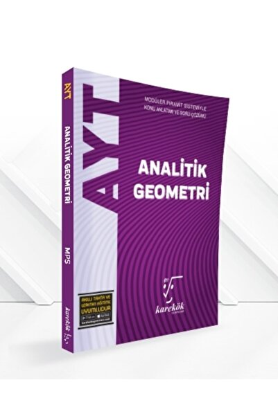 Karekök Yayınları Ayt Analitik Geometri Konu Anlatımlı Soru Bankası Mps 2022