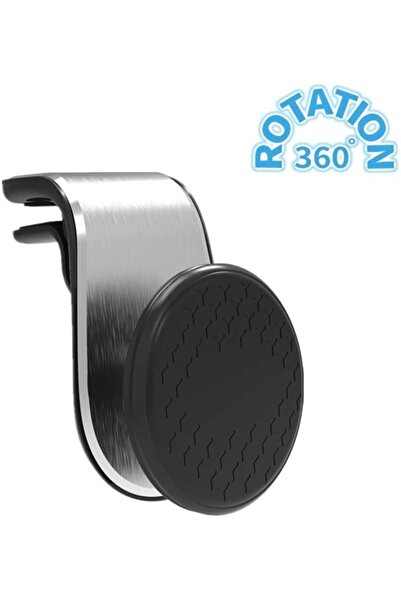 Techmaster Rotary 360 Mıknatıslı Havalandırma Araç Telefon Tutucu L Tipi