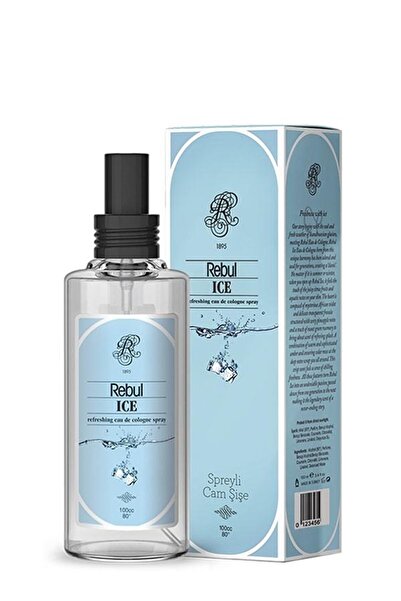Rebul Ice (buz) 100 Ml Cam Şişe Sprey Kolonya 80°