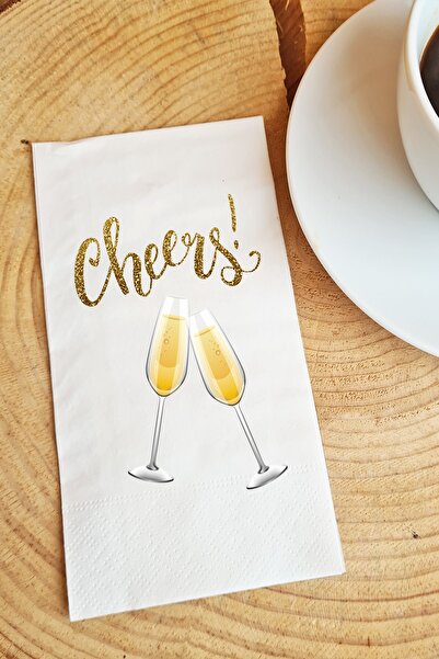 PEKSHOP منديل العرض - منديل عرض مكتوب بالهتافات مع كأس