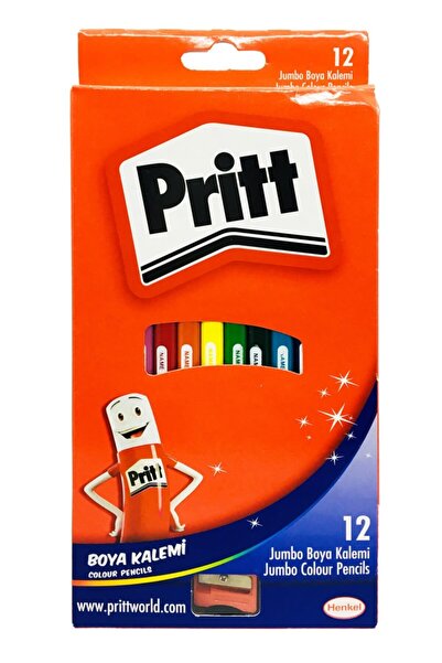 Pritt قلم تلوين جاف بريت مثلث جامبو 12 لون