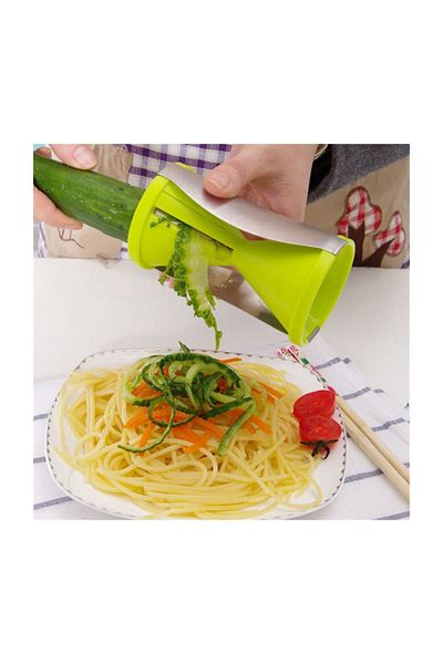 Zzn Spiral Hand Chopper Vegetable Peeling Slicer Julienne Cutting Tool