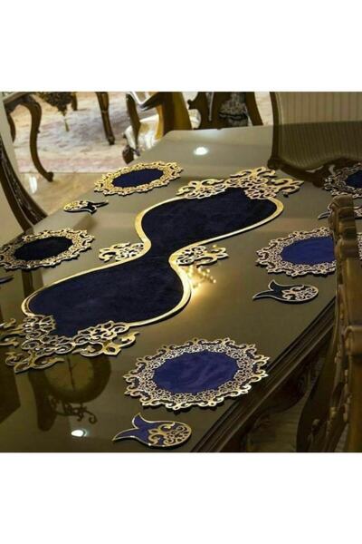 Diva Home Modern Leather Velvet Service Set for 6 People