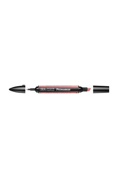 Winsor Newton قلم رسم جرافيك ذو طرفين من بروماركر باللون الوردي السلمون 367 (R547)