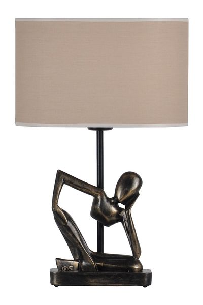 Qdec Gold Beige Modern Design Human Lampshade