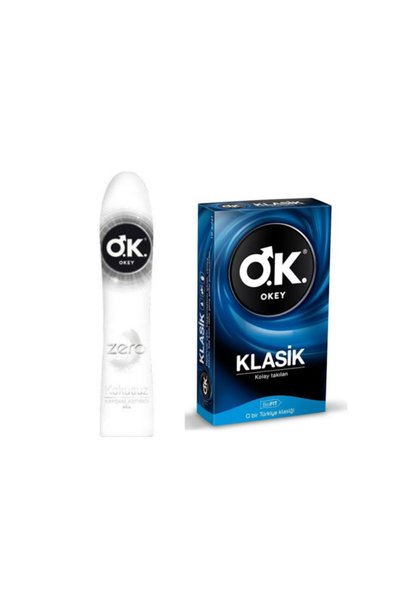 Okey Zero 100ml Kayganlaştırıcı Jel + Klasik 10'lu Prezervatif