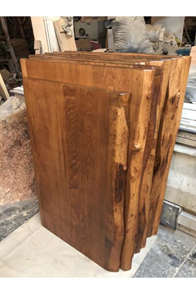 Bintaş Mobilya Ceviz Rengi Kütük Masa Üstü Tablası 120x75 cm