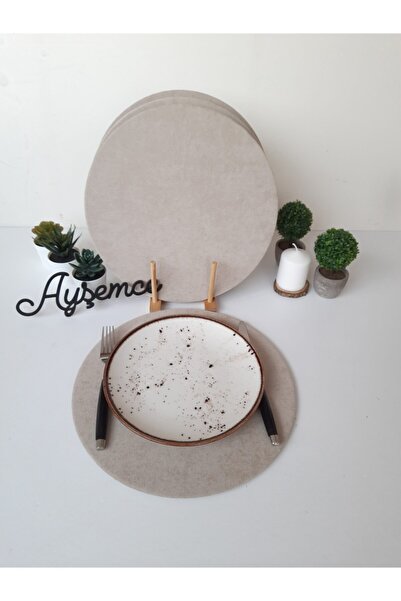 Ayşemce American Service 4 Placi Bej Crem Culoare