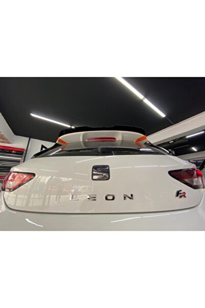 NamTuning Seat Leon Spoiler Üstü Ok Dizayn Spoiler Plastik Parlak Siyah