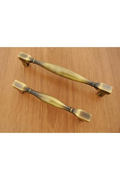 Azm Hırdavat Kare Satine Antik Sarı Kulp