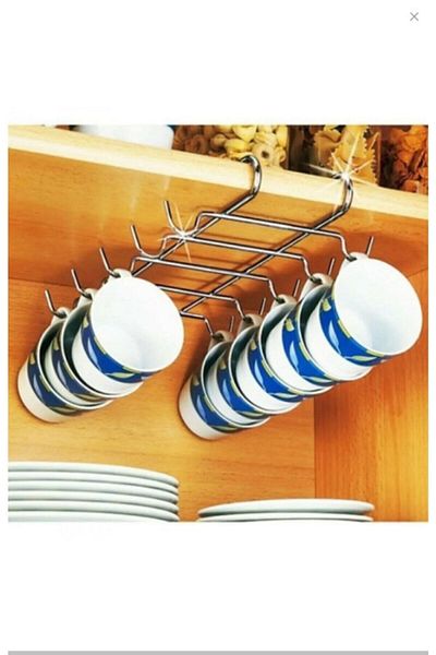 Uğur Portable Practical Cup Mug Cup Hanger with 10 Hooks Ugr71