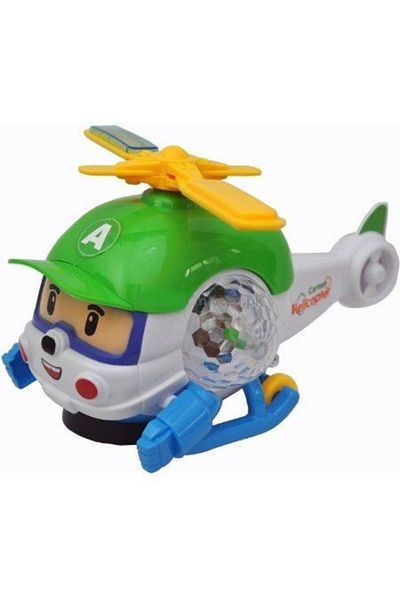 RoseRoi Toy Helicopter Cute Helicopter Toy with Sound Disco Light